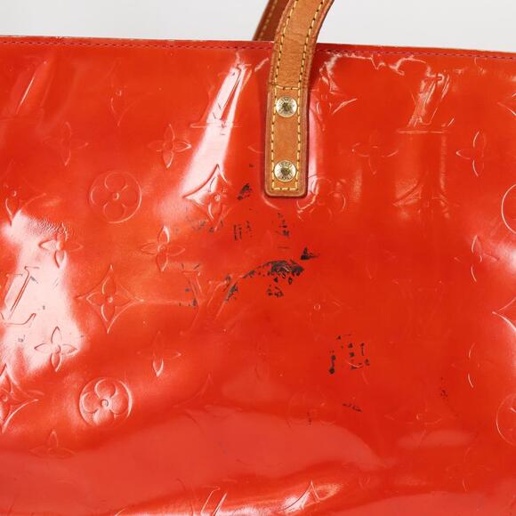LOUIS VUITTON Monogram Vernis Reade GM Tote Bag Rouge M91084 - Picture 5 of 13